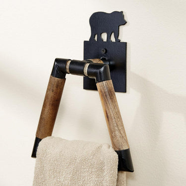 Wild Woods Bear Ring Hook - Park Designs - The Fox Decor